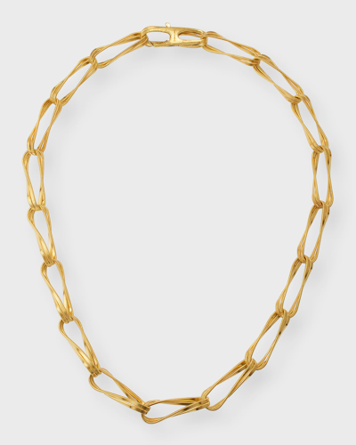 Marco Bicego 18k Gold Marrakech Double Link Necklace In 05 Yellow Gold