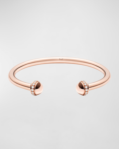 Piaget Possession Medium Bracelet With Diamonds In 18k Red Gold In Rose Gold