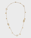MARCO BICEGO 18K JAIPUR YELLOW GOLD LONG CHARM NECKLACE