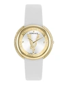 VERSACE THEA LEATHER WATCH