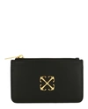 OFF-WHITE JITNEY ARROWS-PLAQUE LEATHER WALLET