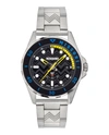 Missoni Men's Swiss Gmt Stainless Steel Bracelet Watch 43mm In Multi