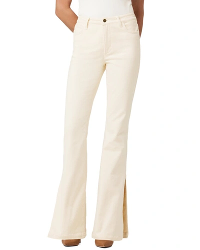 Joe's Jeans The Frankie Mid Rise Bootcut Jeans In Double Cream In White