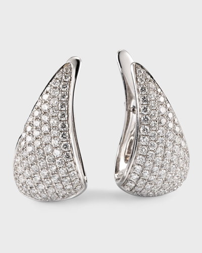 Anita Ko White Gold And Diamond Claw Earrings In 10 White Gold