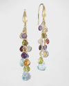 MARCO BICEGO 18K YELLOW GOLD PARADISE MULTI-DROP EARRINGS WITH MIXED GEMS