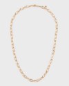WALTERS FAITH 18K ROSE GOLD OVAL CHAIN LINK NECKLACE, 20"L