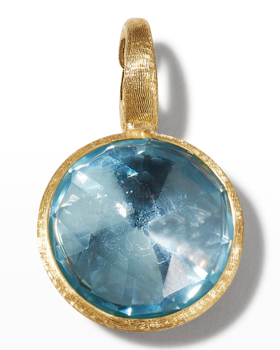 Marco Bicego 18k Jaipur Yellow Gold Small Blue Topaz Pendant In 05 Yellow Gold
