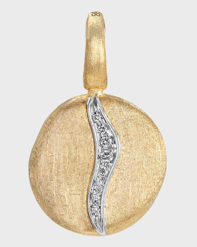 Marco Bicego 18k Jaipur Small Pendant With Diamond Pave Accent In 05 Yellow Gold