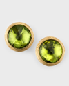 MARCO BICEGO JAIPUR colour STUD EARRINGS WITH PERIDOT