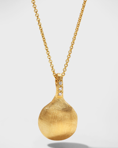 Marco Bicego Women's Africa Boules 18k Yellow Gold & 0.03 Tcw Diamond Pendant Necklace In 05 Yellow Gold