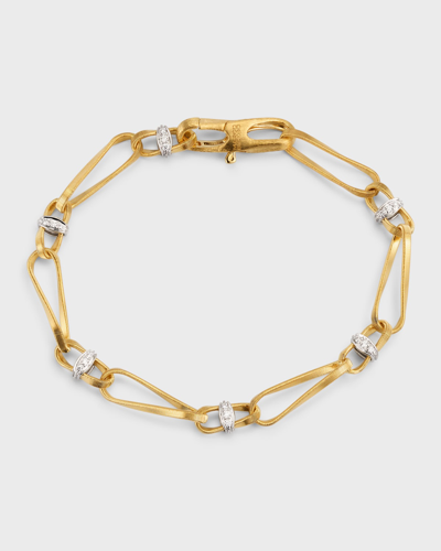 Marco Bicego 18k Marrakech Onde Yellow Gold Single Link Bracelet In 05 Yellow Gold