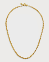 ELIZABETH LOCKE 19K YELLOW GOLD GIULIA LINK NECKLACE WITH TOGGLE, 17"L