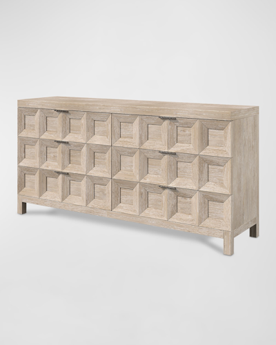 Bernhardt Prado 6-drawer Dresser In Gray