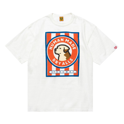 Pre-owned Human Made Dog Graphic Tee #03 'white'