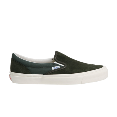 Pre-owned Vans Og Classic Slip-on 'forest Night' In Green