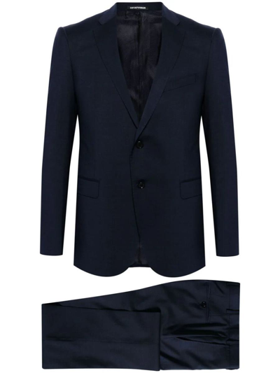 Ea7 Emporio Armani Suit Clothing In Blue