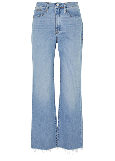 Frame Le Jane Ankle Straight-leg Jeans In Blue