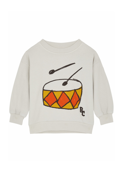 Bobo Choses Kids Mini Musician Printed Cotton Sweatshirt (9-24 Months) In Beige