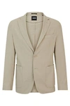Hugo Boss Boss Hanry Stretch Linen Blend Sport Coat In Beige