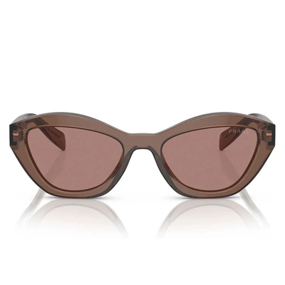 Prada Eyewear Sunglasses In Brown