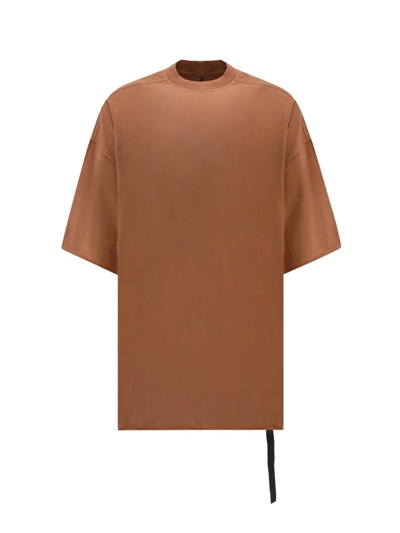 Rick Owens Drkshdw T-shirt In Brown