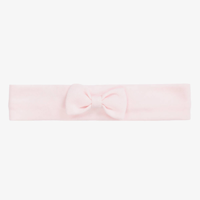 Emile Et Rose Baby Girls Pink Cotton Bow Headband