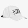 DKNY DKNY TEEN WHITE COTTON TWILL CAP