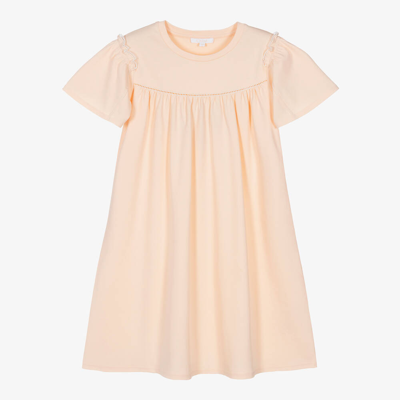 Chloé Teen Girls Pink Organic Cotton Dress