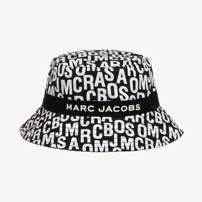 Marc Jacobs Teen Black & White Cotton Bucket Hat