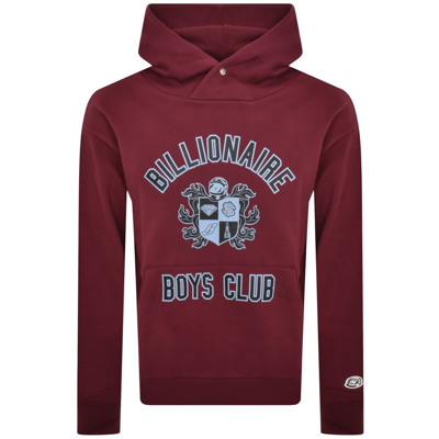 Billionaire Boys Club Crest Logo Hoodie Burgundy