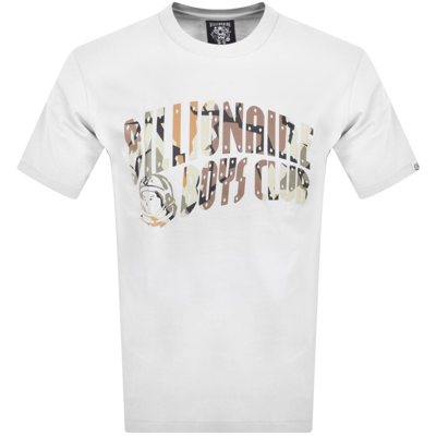 Billionaire Boys Club Camo Arch Logo T Shirt White