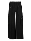 Amiri Cotton Baggy Trousers In Black