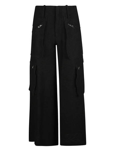 Amiri Cotton Baggy Trousers In Black