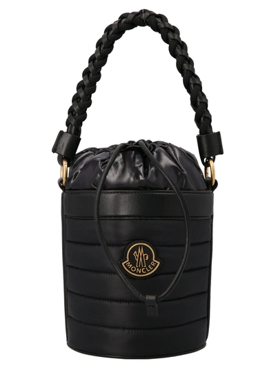 Moncler Kaleah Bucket Bag In Black