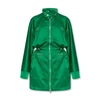 Bottega Veneta Satin Parka Women In Green