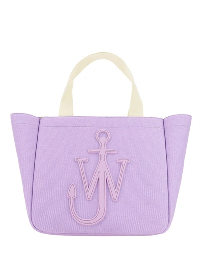 Jw Anderson J.w. Anderson Cabas Tote Bag In Lilac