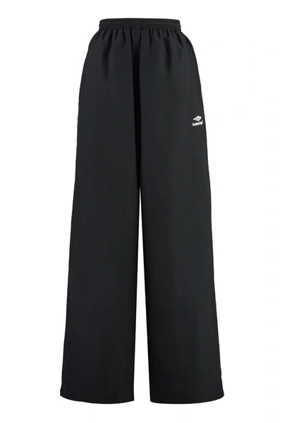 Balenciaga 3b Icon Track Pants In Black