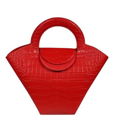 Bottega Veneta Medium Doll Bag In Red