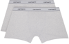 CARHARTT TWO-PACK GRAY BOXERS