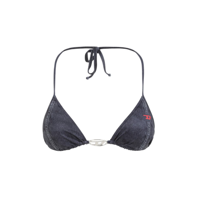 Thom Browne Diesel Bikini Top Swimwear In Navy