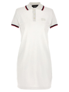 Dsquared2 Long Dress Cut-out Collar In White