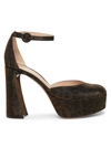GIANVITO ROSSI WOMEN'S HOLLY 120MM LEOPARD D'ORSAY PUMPS