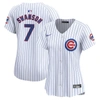 NIKE NIKE DANSBY SWANSON WHITE CHICAGO CUBS HOME LIMITED PLAYER JERSEY