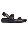 MARNI WOMEN'S PADDED LEATHER SANDALS