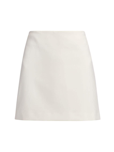 Marella Women's Brera Canvas Miniskirt In Cream