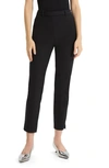 THEORY BISTRE HIGH WAIST TAPERED ANKLE PANTS