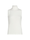 Theory Women's Wendel Jersey Turtleneck Top In White
