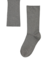 Brunello Cucinelli Women's Cashmere And Silk Sparkling Knit Socks In Medium Grey