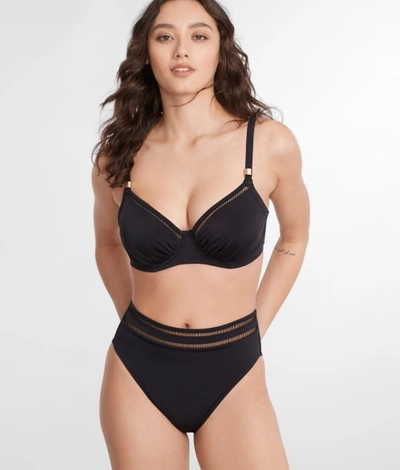 Fantasie East Hampton High-waist Bikini Bottom In Black