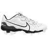 Nike Alpha Huarache 4 Keystone Little/big Kids' Baseball Cleats In Black/white/anthracite